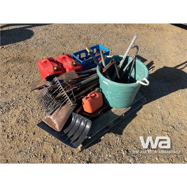 GARDEN TOOLS, JERRY CANS, 50 TON HYD. JACK