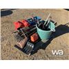 Image 1 : GARDEN TOOLS, JERRY CANS, 50 TON HYD. JACK
