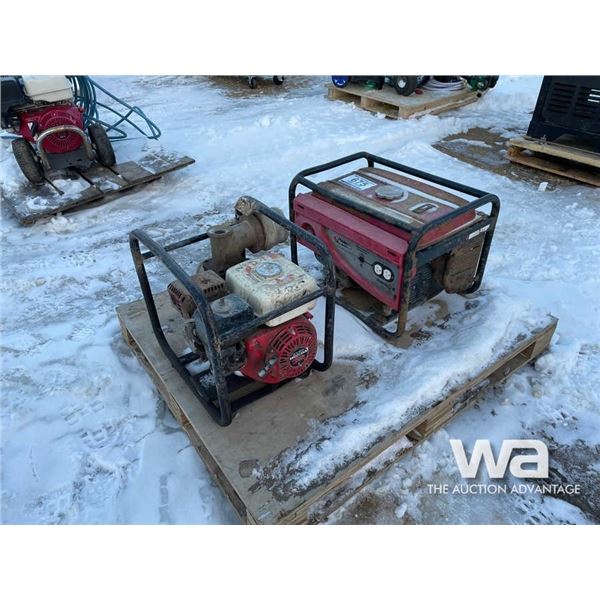 HONDA PUMP AND GENERATOR