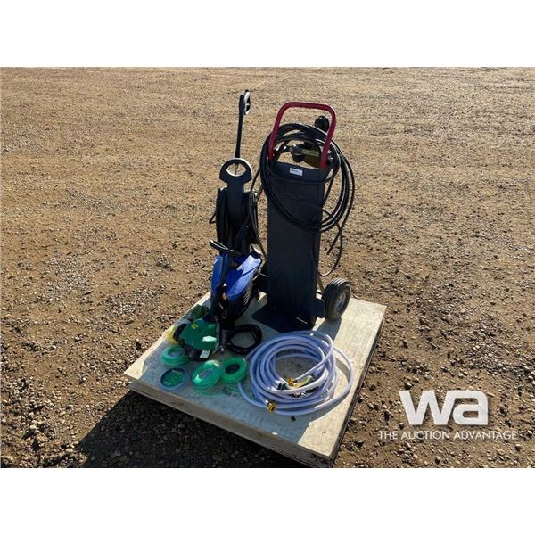 PRESSURE WASHER, WEED EATER, GARDEN HOSE