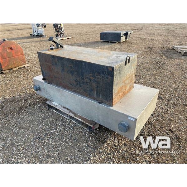 ALUMINUM FUEL TANK, STEEL SQUARE TANK