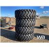 Image 1 : (UNUSED) (4) GRIZZLY E-3/L-3 23.5-25 LOADER TIRES