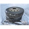 Image 1 : (2) MICHELIN 11R24.5 TIRES & ALUMINUM RIMS
