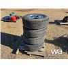 Image 1 : (4) FIRESTONE LT275/70R18 TIRES ON DODGE RIMS