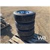 Image 2 : (4) FIRESTONE LT275/70R18 TIRES ON DODGE RIMS