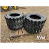 Image 2 : (4) TRACTION PLUS 12-16.5 SKID STEER TIRES