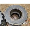 Image 5 : (4) TRACTION PLUS 12-16.5 SKID STEER TIRES