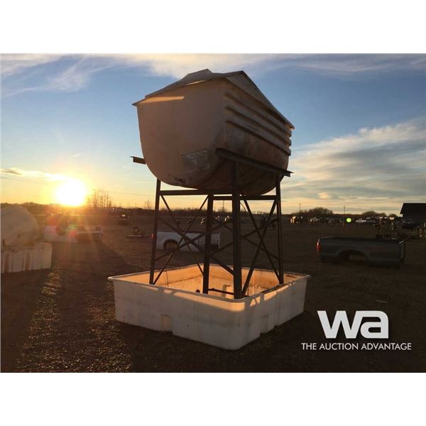 TANK WITH STAND & CONTAINMENT TUB