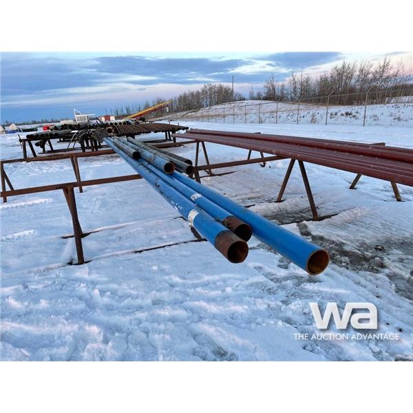 10 PCE. 4"-10' TO 30' BLUE COATED PIPE