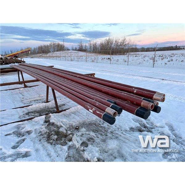 15 PCE. 29' RED FIBREGLASS  PIPE