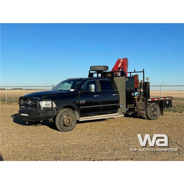 2015 DODGE RAM 5500 HD CREW CAB BOOM TRUCK