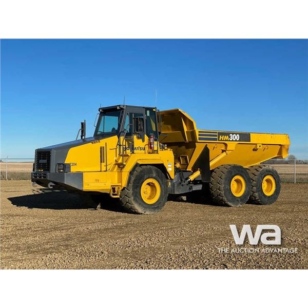 2010 KOMATSU HM300-2 6X6 ARTICULATED DUMP TRUCK