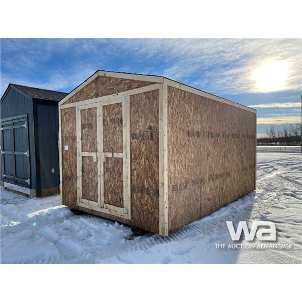 10 X 16 FT. PORTABLE BUILDING ON SKIDS