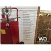 Image 2 : (UN-USED) 30 GALLON GAS CADDY WITH ROTARY PUMP