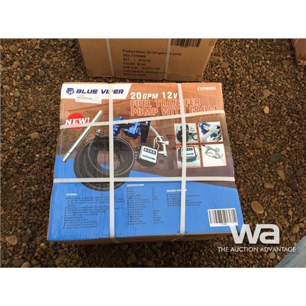 (UN-USED) BLUE VIPER 12V 20 GPM FUEL PUMP