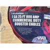 Image 2 : (2) 1 GA 25 FT 800 AMP BOOSTER CABLES