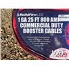 Image 2 : (2) 1 GA 25 FT 800 AMP BOOSTER CABLES