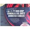 Image 2 : (2) 1 GA 25 FT 800 AMP BOOSTER CABLES