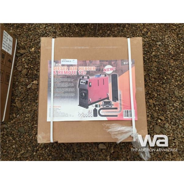 8 KW 12V DIESEL AIR HEATER & REMOTE