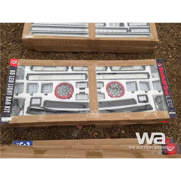 (25) 8D LED LIGHT BAR KIT
