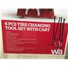 Image 2 : 6 PCS TIRE CHANGING TOOL SET WITH CART