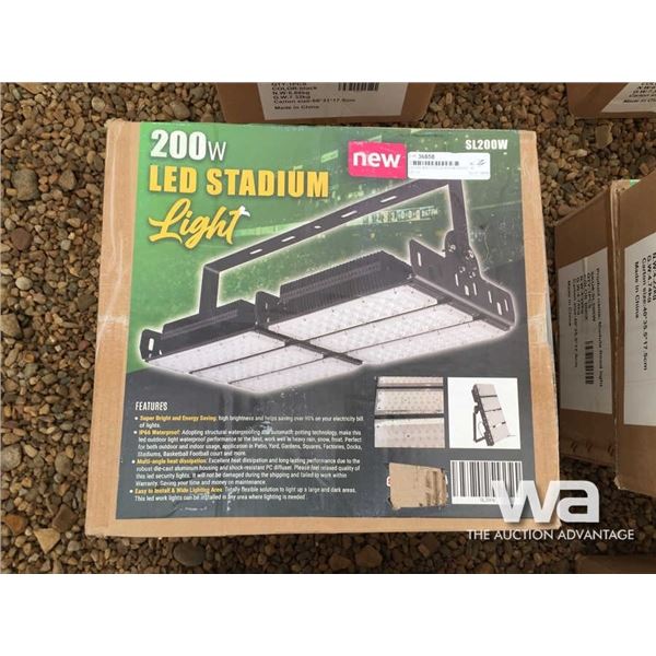 (2) 200 WATT LED STADIUM LIGHTS