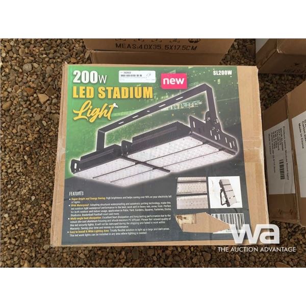 (2) 200 WATT LED STADIUM LIGHTS