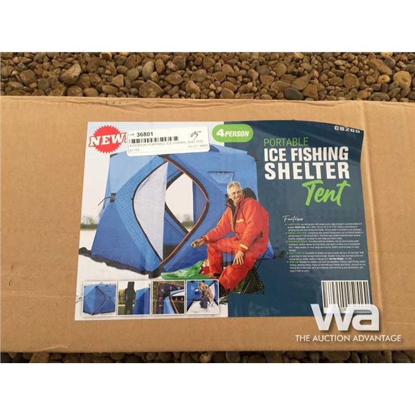 4 PERSON PORTABLE ICE FISHING SHELTER TENT