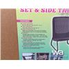 Image 2 : 3 PCS PATIO SET AND SIDE TABLE