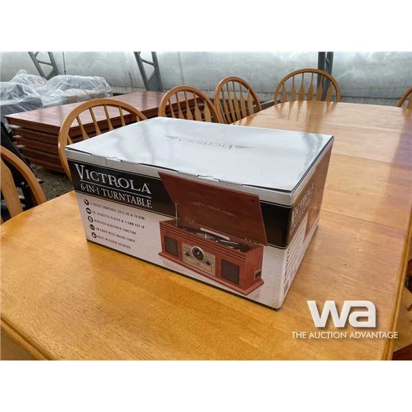 VICTROLA 6 IN 1 TURNTABLE MUSIC PLAYER