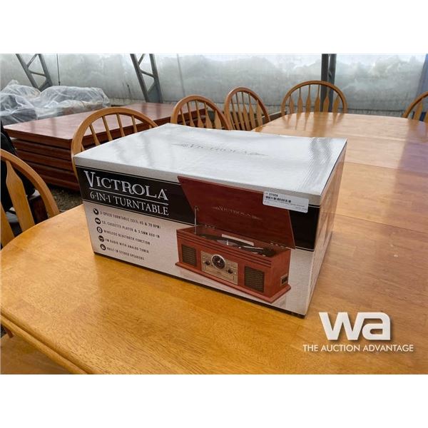 VICTROLA 6 IN 1 TURNTABLE MUSIC PLAYER