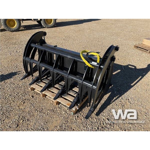 (UNUSED) SKID STEER HD 68 IN. LOG GRAPPLE