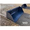 Image 2 : (UN-USED) 80" SKID STEER SNOW BUCKET