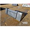 Image 3 : (UN-USED) 80" SKID STEER SNOW BUCKET