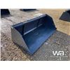 Image 2 : (UN-USED) 80" SKID STEER SNOW BUCKET