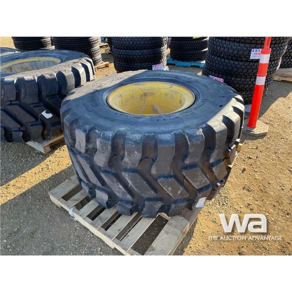 (UNUSED) (1) GOODYEAR 750/65R25 TIRE & RIM