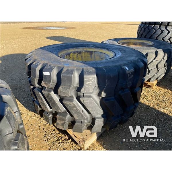 (UNUSED) (1) GOODYEAR 750/65R25 TIRE & RIM
