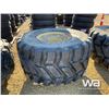 Image 2 : (UNUSED) (1) GOODYEAR 750/65R25 TIRE & RIM