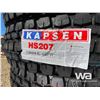 Image 5 : (UNUSED) (8) KAPSEN HS207 11R24.5 TRUCK DRIVE TIRE