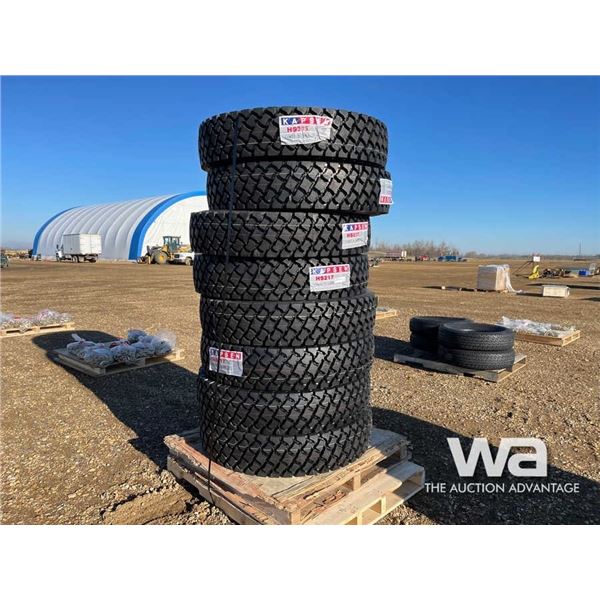 (UNUSED) (8) KAPSEN HS217 11R22.5 TRUCK DRIVE TIRE