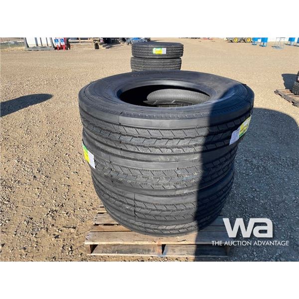 (UNUSED) (4) GRIZZLY TA297 11R24.5 TRUCK STEERING