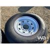 Image 5 : (8) GRIZZLY ST235/80R16 TRAILER TIRES & RIMS