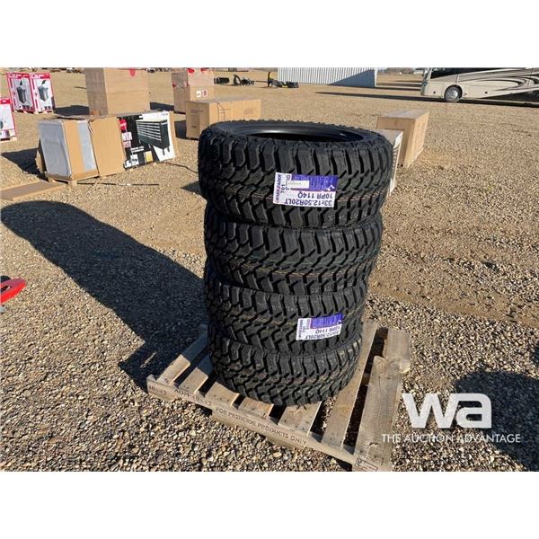 (UNUSED)(4) CROSSLEADER WILDTIGER 33X12.5R20 TIRES