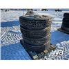 Image 2 : (4) AURORA 11R24.5 TIRES & RIMS
