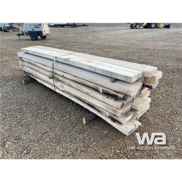 (20) 3" X 10" X 10' POPLAR PLANKS