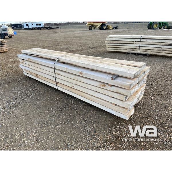 (20) 3" X 10" X 10' POPLAR PLANKS