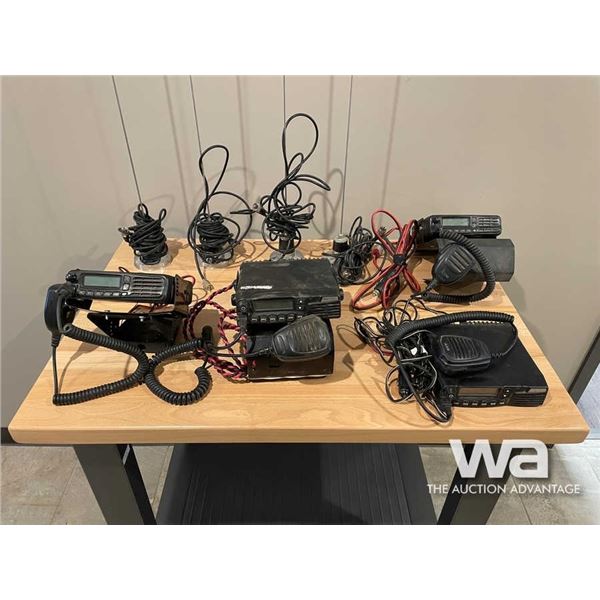(4) TWO-WAY RADIOS &  ANTENNAS