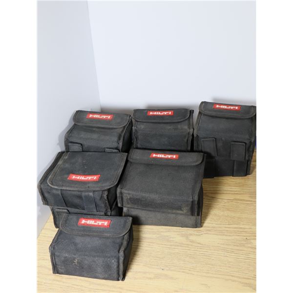 LOT DE 11 SACS POUR LASER HILTI