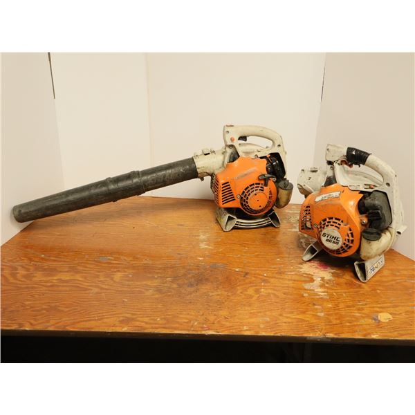 LOT DE 2 SOUFFLERS STIHL BG50 TEL-QUEL