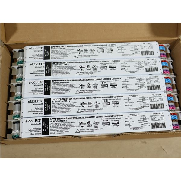 BTE DE 10 BALLAST ELDOLED OPTOTRONICS 50w OTI50/347/1A4 DIM-1 L